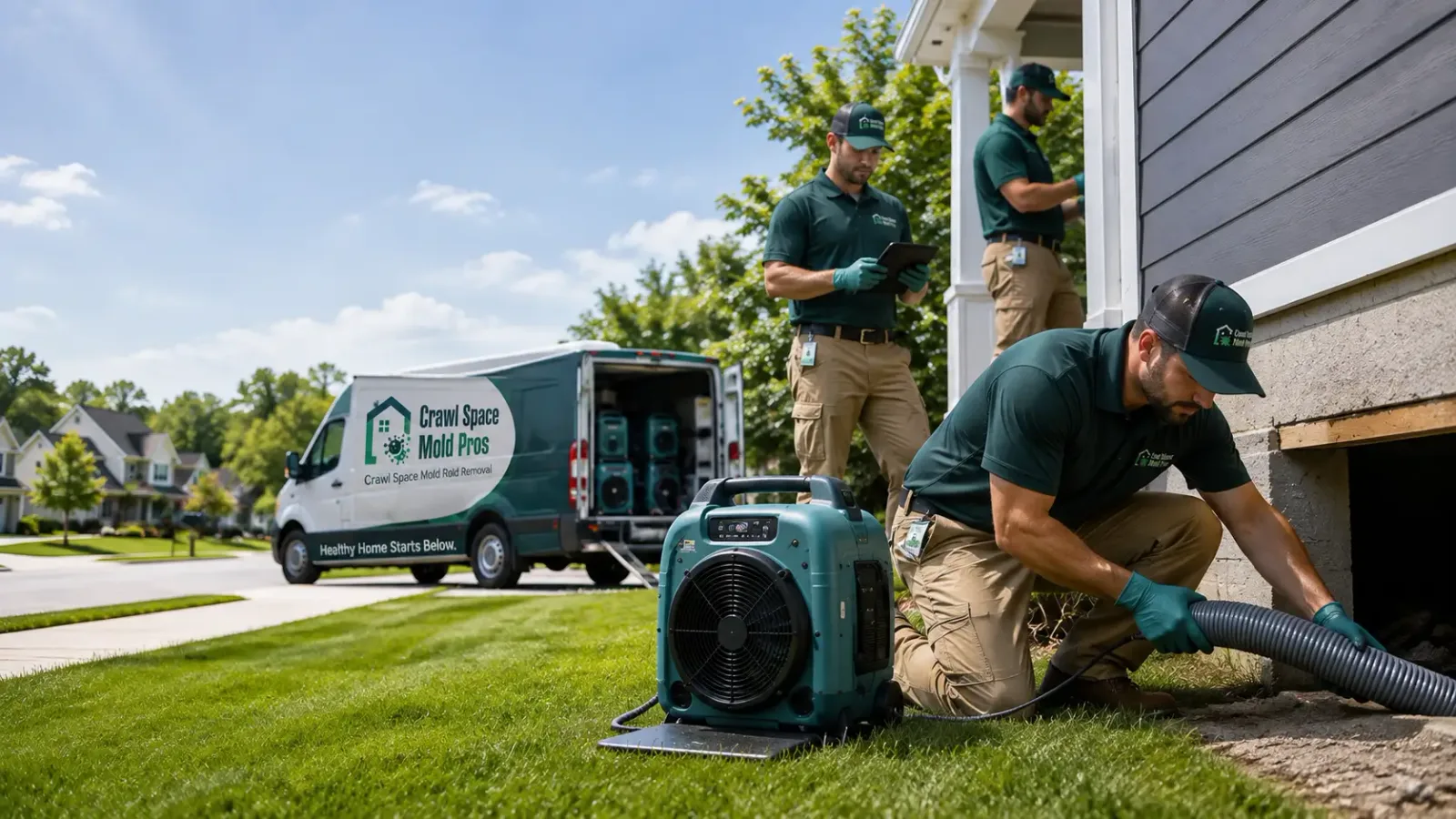 Crawl Space Mold Removal in Greene, IA